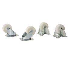 White Fire 3165114 Roues pour Barbecue