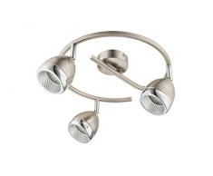 Action by Wofi A + LED Plafond Spot Métal 5 W Intégré 300 x 170 x 300 cm, nickel mat 985303640000