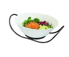 Mepra 250111N Saladier avec Support Due Oro Nero