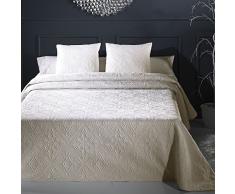 J Larrainzar Couvre-lit boutis en Polyester Moderne CAMA DE 135 Cm Beige