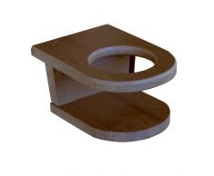 Highwood AD-CUPH1-ACE Porte-Gobelet Attachement sur Fauteuil Bois Synthétique Acorn