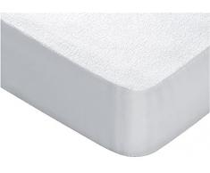 Dcasa On-Line Protège-Matelas Respirant et imperméable pour lit 180 Cm Blanc