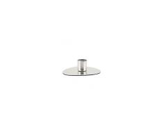 House Doctor Bougeoir Rond Finition Argent 5,5 x 5,5 cm