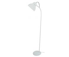 Tosel 95347 Lampe Bureau, 1 Lumière, Acier, E27, 40 W, Blanc, 25 x 150 cm