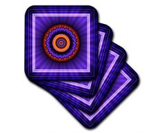 3dRose CST_24846_2 Dessous de Verre, Multicolore, set-of-8-Soft