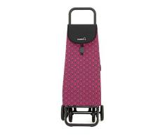 GARMOL Chariot de Courses 55L Fuchsia et Noir