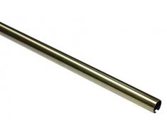 Gardinia Tringle à Rideau avec Rail Intérieur I à 20 mm Laiton Ancien 160 cm, Gamme déléments à lunité Romana