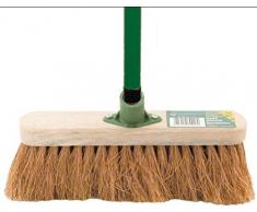 Elliott de Coco Remplir Balai avec poignée en métal, Vert, 1.2 Metre, 29 cm/29,2 cm