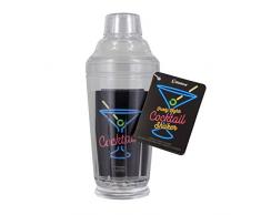 Paladone Shaker Ã cocktail multicolore avec livret de recettes (franÃ§ais non garanti)