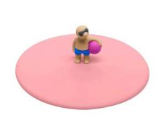 Lurch 210943 Couvercle de Tasse My lid-Beach Boys/Benni Ball 8 pcs, Silicone, Multicolore, 20 x 15 x 10 cm