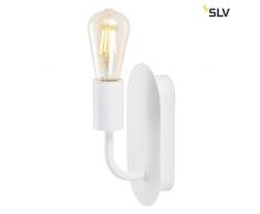 SLV FITU WL Applique murale dintérieur E27 Blanc Lampe en aluminium 24 W