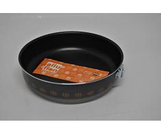 ALLUFLON Costanza Moule à Tarte Anti-adhésif, Aluminium, Noir 26 cm Noir