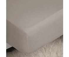 Jansons Direct Linens 400Â Fils Simple pli Coton Ã©gyptien Lit King Size Drap Plat en Blush Rose