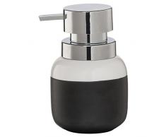 Sealskin Distributeur de Savon Sphere Distributeur de Savon, Porcelaine, Noir, 14.3 x 10 x 10 cm