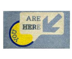 Jute & co. Paillasson dentrÃ©e en Coco 45x75 cm