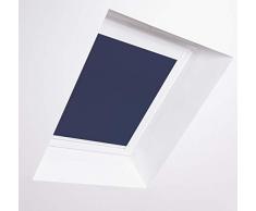 Bloc Store pour fenÃªtre de Toit Velux Cadre en Aluminium Blanc occultant Bleu Marine MK6