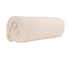 POYET MOTTE UNO Plaid polaire Polyester Naturel 130 x 170 cm