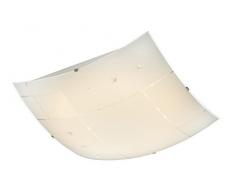 Briloner Leuchten 3636â016 A +, Plafonnier, LED Lampe Spot, Plafonnier, LED, réglable en continu, métal, 22 W, Blanc, 40 x 40 x 11 cm
