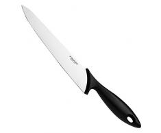 Fiskars 1023776 Couteau de Cuisine Essential Acier Inoxydable Noir 33,81 x 4,06 x 2,6 cm