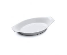 WM Bartleet & â¿Sons 1750 T171 Plat à gratin contemporain en porcelaine Blanc 21 cm