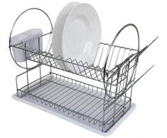Industrias Aldaya S.L. Double Rack Ãgouttoir à Vaisselle, Argent