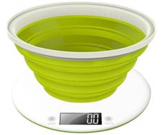 Team Kalorik TKG EKS 1004 Kalorik Balance électrique de Cuisine, Silicone, Vert Pomme, 20,7 x 20,7 x 12,2 cm