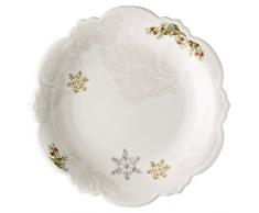 Hutschenreuther 02460-725692-12849 Assiette à Biscuits, Porcelaine, Multicolore, 32,3 x 32 x 6,2 cm