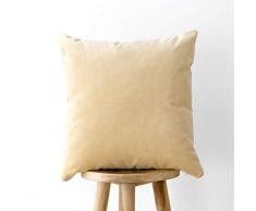 Kenay Home Coussin Velvet Jaune 45 x 45 cm
