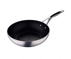 Masterpro Gravity Wok, Noir, 28Â x 8.0Â cm