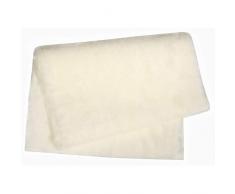 Rayher 5301002 court cheveux peluche 1 2 cm Sacs et 1 Découpe 35 x 50 cm blanc