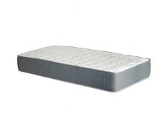 San Ignacio Atmospheric Matelas, Blanc/platebande Gris, 90Â x 200, 28Â cm