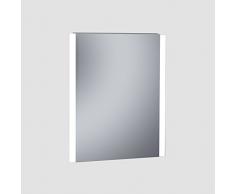 Kristaled Ilse 60Â x 80Â cm Miroir de Bain sablÃ© avec lumiÃ¨re LED latÃ©ral et Frontal Double, Verre, Argent, 60Â x 80Â x 2.5Â cm