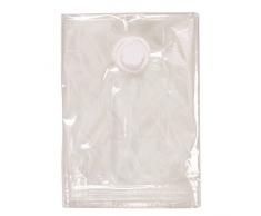 JE CHERCHE UNE IDEE RG5817 Housse de Rangement Vide Air Plastique Blanc 23 x 3,5 x 38 cm