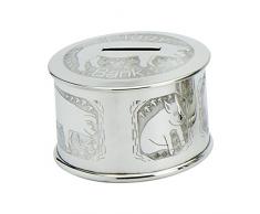 Edwin Flasque & Co Enfant Design Cochon Tirelire, en étain