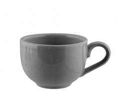 H & H 4295562 Lot de 6 Tasse Thé Céramique sans soucoupe Gris CC180 ameublement Table