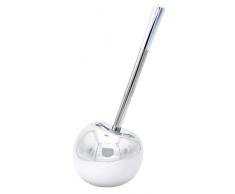 RIDDER 2113400 Brosse de Toilette, céramique, Titane, env. 15 x 14,5 x 36,8 cm