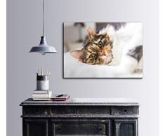 Bonamaison DÃ©coration Murale Impression sur Toile, Dimensions: 100 x 70 Cm - ConÃ§u et fabriquÃ© en Turquie