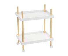 Dcasa Armoire Ã 2 Ã©tagÃ¨res en Bambou, pour Bureau, dÃ©coration, Festival, Articles pour la Maison, Unisexe, Adulte, Multicolore (Multicolore), Unique