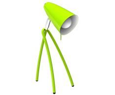 Alba FLUOKID2 V Lampe de Bureau Fluorescente, Acier, Vert anis, 11x16x34 cm