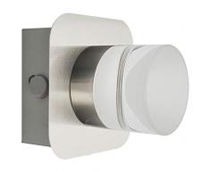 Ledar Applique Murale à LED pour Plafond ou Mur Acier brossé