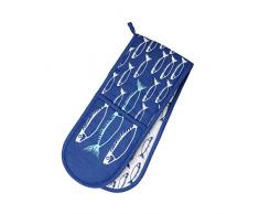 Dexam Fish Manique Double Bleu Marine Taille Unique