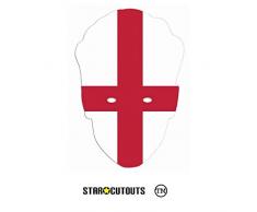 England Flag Mask SM163 Masque Motif Drapeau Angleterre Multicolore Taille Unique