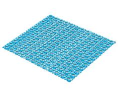 Kleine Wolke Ivy Tapis de Douche PVC Turquoise 54 x 54 cm