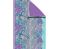 SECANETA Portic Serviette de Plage en Coton Ã©ponge Lilas 150 x 100 cm