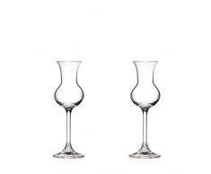 MasterPro Q3399 Lot de 2 verres à liqueur 7 cl en verre Collection Barware