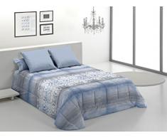 Gale Hayman Style Pisa Comforter pour lit de 90Â cm, Microfibre, Bleu, 1Â Place, 180Â x 260Â x 0.5Â cm
