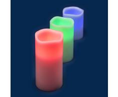 Bougies LED Multicolor 3PZ