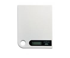 Excelsa Balance de cuisine électronique, plastique, blanc