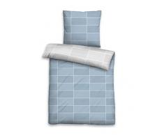 biberna Linge de lit, Cotton, Niagara, 135x200 cm + 80x80 cm