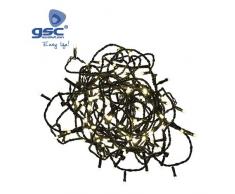 GSC Evolution Guirlande 10 m 8 fonctions 3000 K, blanc